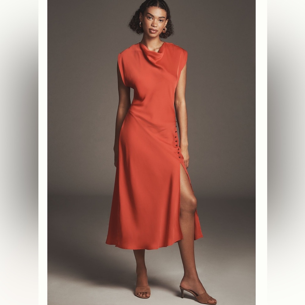 Nwt Maeve short sleeve cowl neck dress